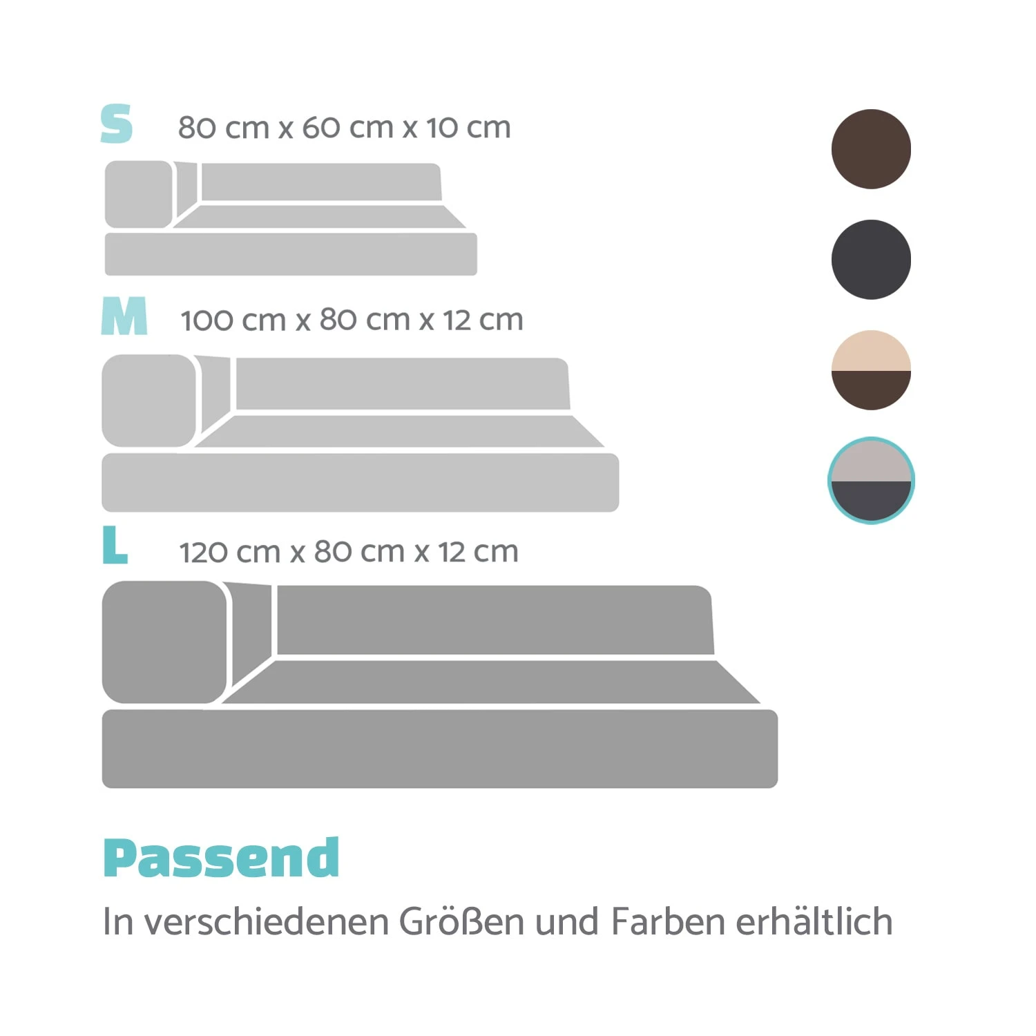 Odin Hundesofa Hundematte | Waschbar | Orthopädisch | Rutschfest | Atmungsaktiv | Memory-Schaum | Größe L (120 × 12 × 80 Cm) 7 Odin Hundesofa Hundematte | Waschbar | Orthopädisch | Rutschfest | Atmungsaktiv | Memory-Schaum | Größe L (120 × 12 × 80 Cm) – Bild 7