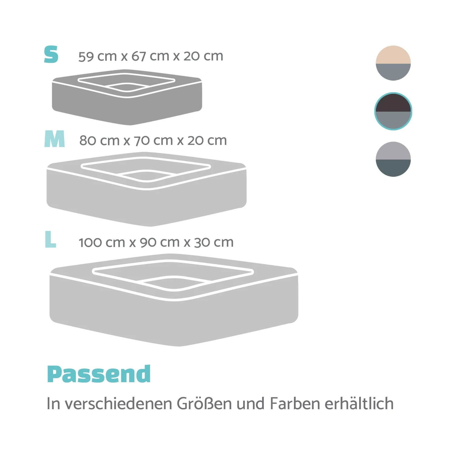 Emma Hundebett Hundekorb | Waschbar | Rutschfest | Atmungsaktiv | Wendematratze | Kissen | Größe S (67 X 20 X 59 Cm) 7 Emma Hundebett Hundekorb | Waschbar | Rutschfest | Atmungsaktiv | Wendematratze | Kissen | Größe S (67 X 20 X 59 Cm) – Bild 7