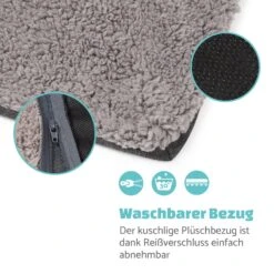 Emma Hundebett Hundekorb | Waschbar | Rutschfest | Atmungsaktiv | Wendematratze | Kissen | Größe M (80 X 20 X 70 Cm) 11 Emma Hundebett Hundekorb | Waschbar | Rutschfest | Atmungsaktiv | Wendematratze | Kissen | Größe M (80 X 20 X 70 Cm) -Wrights Gartenladen 10037611 de 0005 logo