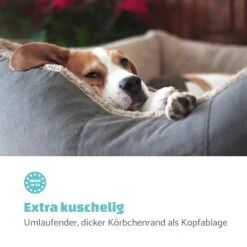Emma Hundebett Hundekorb | Waschbar | Rutschfest | Atmungsaktiv | Wendematratze | Kissen | Größe L (100 X 30 X 90 Cm) 10 Emma Hundebett Hundekorb | Waschbar | Rutschfest | Atmungsaktiv | Wendematratze | Kissen | Größe L (100 X 30 X 90 Cm) -Wrights Gartenladen 10037612 de 0004 logo