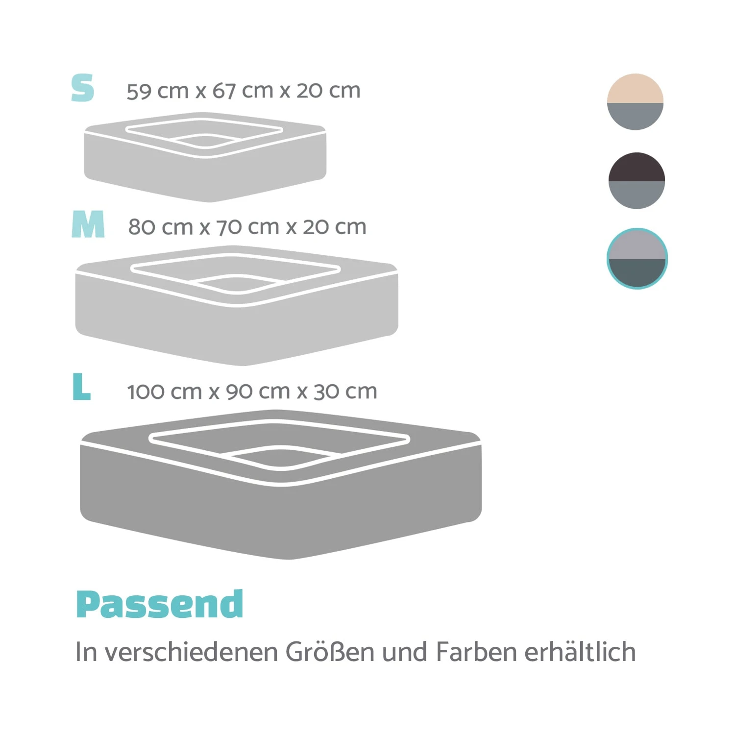 Emma Hundebett Hundekorb | Waschbar | Rutschfest | Atmungsaktiv | Wendematratze | Kissen | Größe L (100 X 30 X 90 Cm) 7 Emma Hundebett Hundekorb | Waschbar | Rutschfest | Atmungsaktiv | Wendematratze | Kissen | Größe L (100 X 30 X 90 Cm) – Bild 7