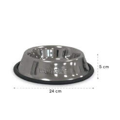 Hundenapf Trinkschale Napf&nbsp;250 Ml Edelstahl Gummierung Rutschfest -Wrights Gartenladen 10037624 yy 0004 logo