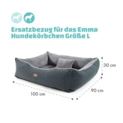 Emma Hundebett Ersatzbezug Waschbar Rutschfest Atmungsaktiv Größe L -Wrights Gartenladen 10037665 de 0004 logo