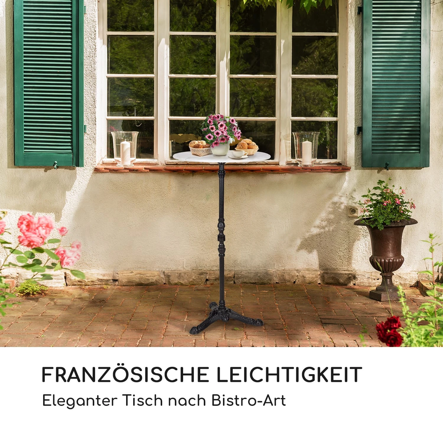 Patras Taverna Bartisch 4-Seasons-Marble Weiß 2 Patras Taverna Bartisch 4-Seasons-Marble Weiß – Bild 2