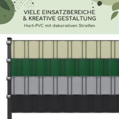 Sichtschutzstreifen Zaunblenden PVC-Hartplastik 2,53 X 0,19 M -Wrights Gartenladen 10037994 de 0006 usp