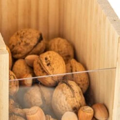 Futterhaus Für Eichhörnchen Metalldach Kiefernholz Unbehandelt -Wrights Gartenladen 10038023 yy 0003 logo