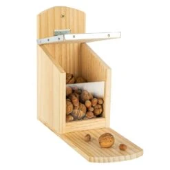 Futterhaus Für Eichhörnchen Metalldach Kiefernholz Unbehandelt -Wrights Gartenladen 10038023 yy 0007 logo