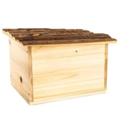 Igelhaus Futterhaus Überwinterung 2 Kammern Tannenholz Unbehandelt -Wrights Gartenladen 10038025 yy 0004 logo