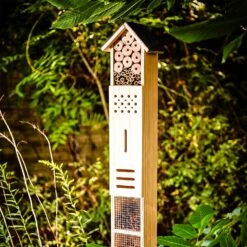 Insektenhotel Mit Erdspieß Ganzjährig Bewohnbar Holz -Wrights Gartenladen 10038033 yy 0006 logo