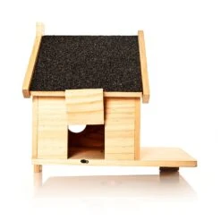 Eichhörnchenkobel Futterhaus Überwinterung 4 Zugänge Pinienholz Unbehandelt Handgefertigt -Wrights Gartenladen 10038066 yy 0004 logo