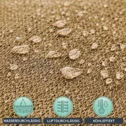 Rechteckiges Sonnensegel 5x5 M Polyester Luftdurchlässig -Wrights Gartenladen 10038172 de 0003 logo