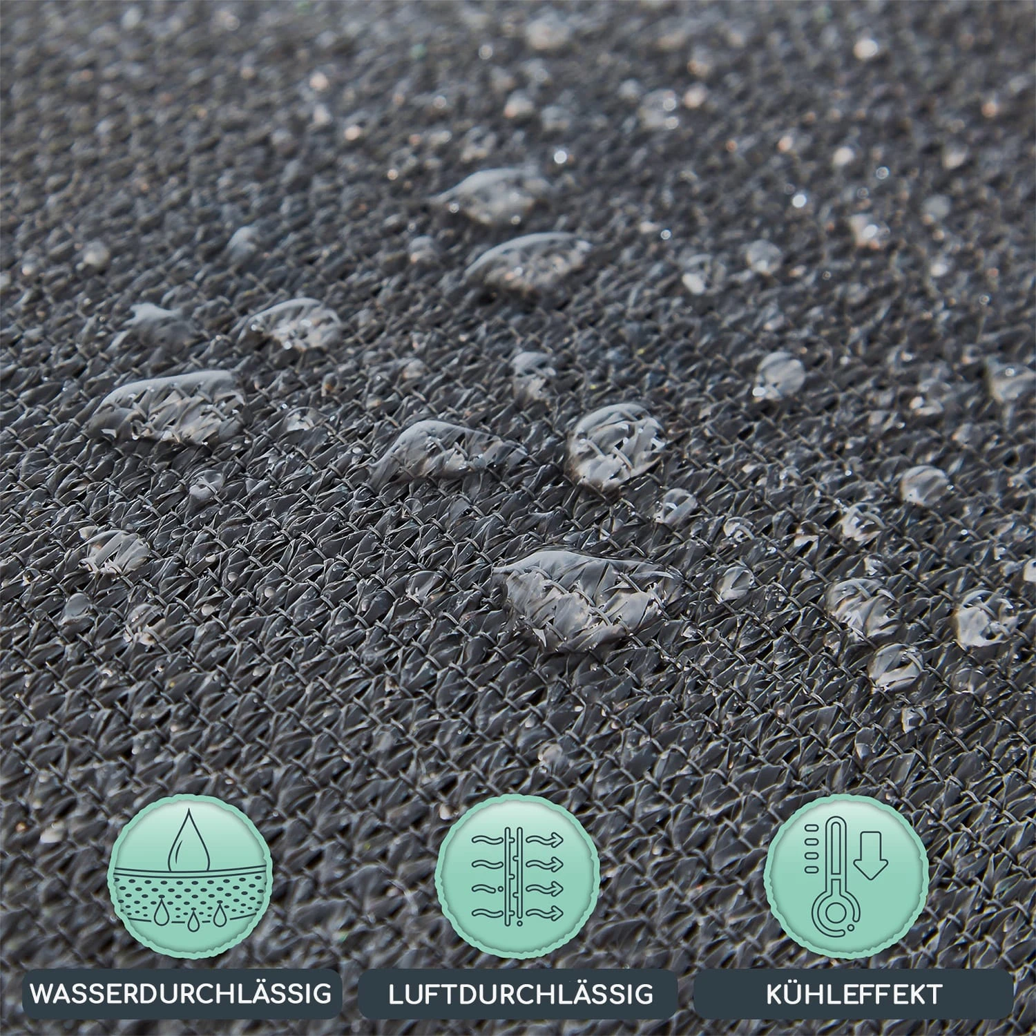 Rechteckiges Sonnensegel 2 X 3 M Polyester Luftdurchlässig 3 Rechteckiges Sonnensegel 2 X 3 M Polyester Luftdurchlässig – Bild 3