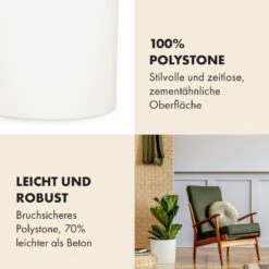 Venlo Blumentopf Polystone In- Und Outdoor 3 Größen -Wrights Gartenladen 10038471 de 0003 usp