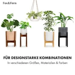 Laren Blumenampel Ø 28 Cm Polystone Mit Naturseilen -Wrights Gartenladen 10038487 de 0006 usp