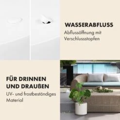 Pflanztopf Übertopf Faserstein In/Outdoor -Wrights Gartenladen 10038510 de 0004 usp