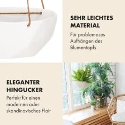 Laren Blumenampel Ø 28 Cm Polystone Mit Naturseilen 2er-Set 8 Laren Blumenampel Ø 28 Cm Polystone Mit Naturseilen 2er-Set -Wrights Gartenladen 10038552 de 0003 usp