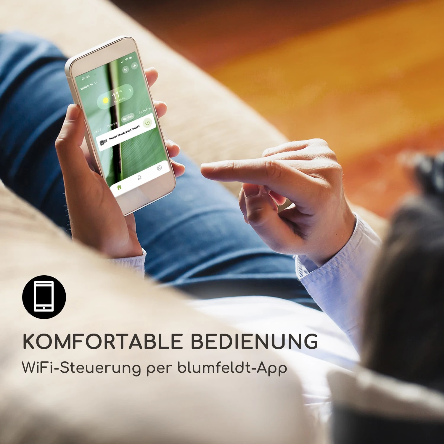 Power Mushroom Smart Gartensteckdose WiFi-Steuerung 3680 Watt IP44 2 Power Mushroom Smart Gartensteckdose WiFi-Steuerung 3680 Watt IP44 – Bild 2