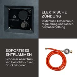 Pilos Gas-Feuerstelle 40.000BTU/13kW Abdeckung Edelstahlbrenner 11 Pilos Gas-Feuerstelle 40.000BTU/13kW Abdeckung Edelstahlbrenner -Wrights Gartenladen 10039400 de 0005 logo