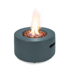 Pilos Gas-Feuerstelle 40.000BTU/13kW Abdeckung Edelstahlbrenner