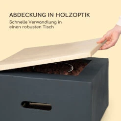 Isaris Gas-Feuerstelle 40.000BTU/13kW Abdeckung Edelstahlbrenner -Wrights Gartenladen 10039402 de 0004 logo