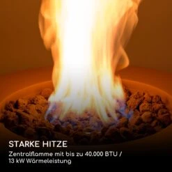 Vitina Gas-Feuerstelle 40.000BTU/13kW Abdeckung Edelstahlbrenner -Wrights Gartenladen 10039404 de 0003 logo