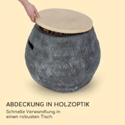 Andros Gas-Feuerstelle 40.000BTU/13kW Deckel Edelstahlbrenner -Wrights Gartenladen 10039405 de 0004 logo