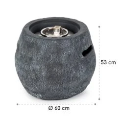 Andros Gas-Feuerstelle 40.000BTU/13kW Deckel Edelstahlbrenner -Wrights Gartenladen 10039405 yy 0007 logo