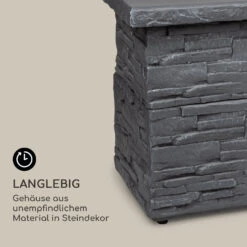 Anafi Gas-Feuerstelle 40.000BTU/13kW Abdeckung Edelstahlbrenner -Wrights Gartenladen 10039410 de 0006 logo