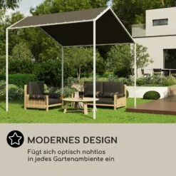 Blumfeldt La Rochelle Gazebo Schrägdach UV 50+ Aluminium Polyester -Wrights Gartenladen 10040098 de 0005 logo