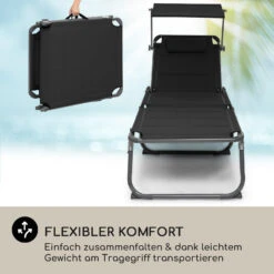 Amalfi Sonnenliege 70 X 37 X 200 Cm Sonnenblende 5-stufige Rückenlehne Stahlrohr Witterungsbeständig -Wrights Gartenladen 10040101 de 0005 logo