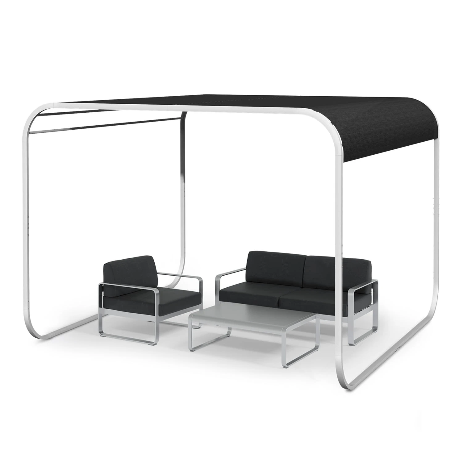 Orleans Gazebo 300 X 220 X 300 Cm Schiebedach UV-Schutz 50+ Leicht 1 Orleans Gazebo 300 X 220 X 300 Cm Schiebedach UV-Schutz 50+ Leicht