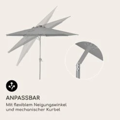 Blumfeldt Calais Sonnenschirm LED Aluminium-Rahmen Polyester-Bespannung UV 50 -Wrights Gartenladen 10040120 de 0004 logo