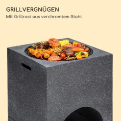 Blumfeldt Monolith Feuerschale Mit Grill MGO & Stahlschale Inkl. Funkenschutz -Wrights Gartenladen 10040240 de 0003 logo
