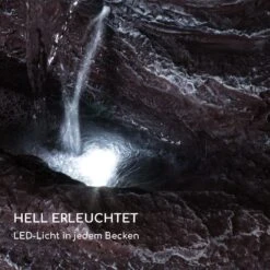 Stonehenge XL Solarbrunnen LED-Beleuchtung Polyresin Li-Ionen-Akku -Wrights Gartenladen 10040348 de 0004 logo