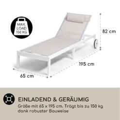 Lucca Lounger Liegestuhl Polyester Aluminium 4-Stufen 9 Lucca Lounger Liegestuhl Polyester Aluminium 4-Stufen -Wrights Gartenladen 10041236 de 0004 usp
